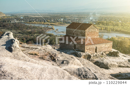 caves and house in Uplistsikhe, Georgia 110229844