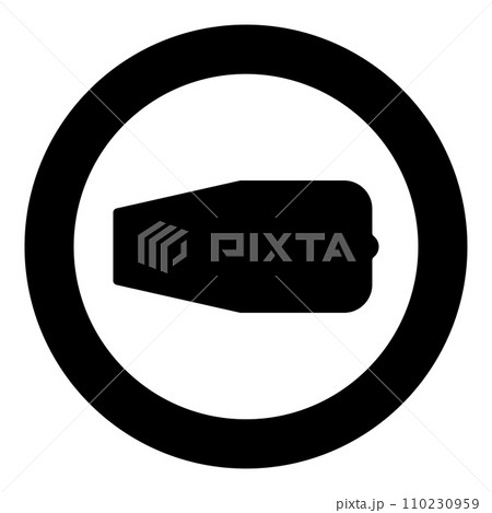 Turbine airplane turbomachine jet engine aircraft motor fan plane icon in circle round black color vector illustration image solid outline style Turbine airplane turbomachine jet engine aircraft motor fan plane icon in circle round black color vector illustration image solid outline style 110230959