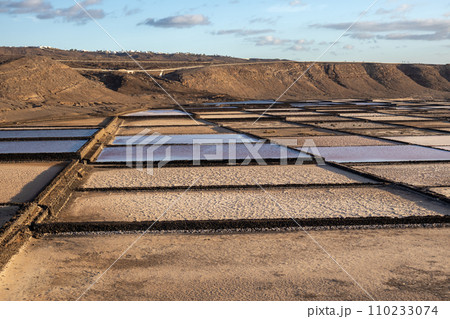 Salt pans, Salinas de Janubio, Spain 110233074