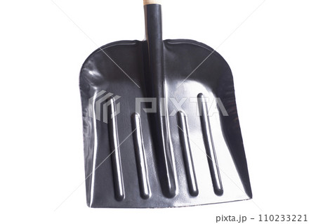 snow shovel isolated on white background. 110233221