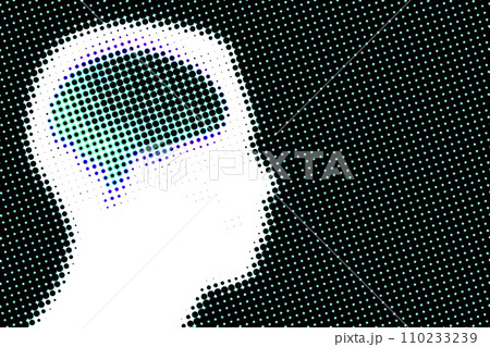 Medical acupuncture model of human with brain anatomical model Medical acupuncture model of human with brain anatomical model 110233239