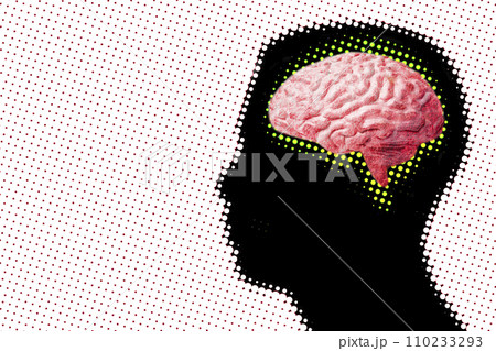 Medical acupuncture model of human with brain anatomical model Medical acupuncture model of human with brain anatomical model 110233293