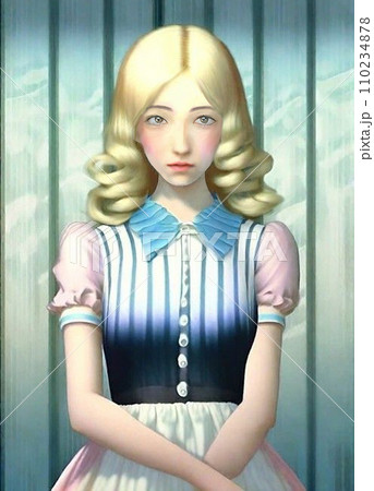 メイドコンテストに応募して来た女性 110234878