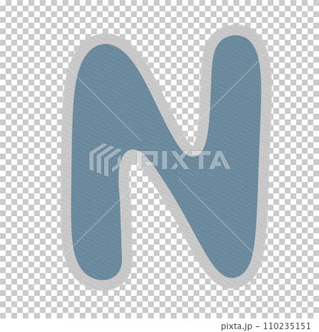 Alphabet letter N 110235151