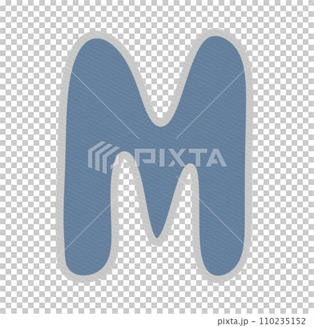 Alphabet letter M 110235152