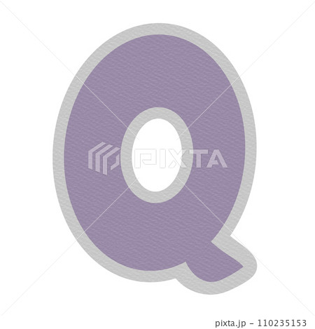 Alphabet letter Q 110235153