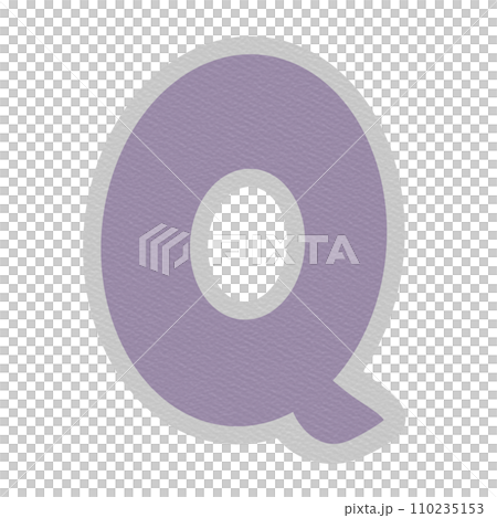 Alphabet letter Q 110235153