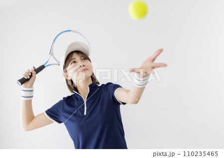 テニス　女性 110235465