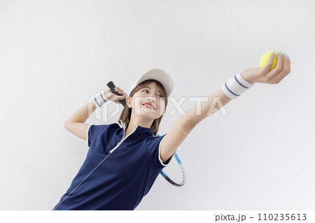 テニス　女性 110235613