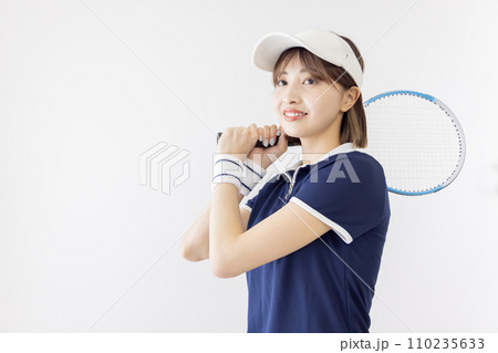 テニス　女性　イメージ 110235633