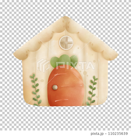 Easter carrot house 110235639