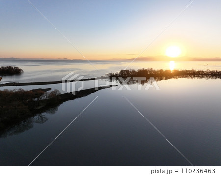 幻の道の夕景 幻の道の夕景 110236463