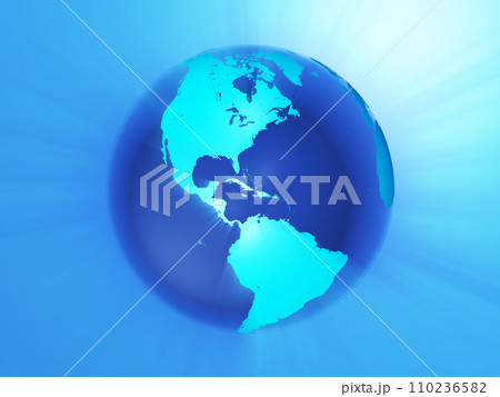 地球　イメージ　ストリーク　背景　BG　イラスト　CG 110236582