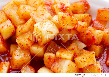 Daikon Kimchi. Tasty and spicy 110238324