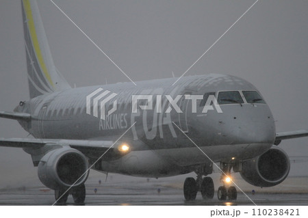 雪と飛行機 110238421