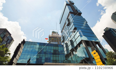 Skyscrapers of Jakarta, the capital of Indonesia, on a sunny day. 110238966