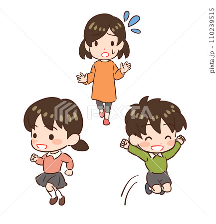 じっとしていない子どもと困る母親、発達障害。 110239515