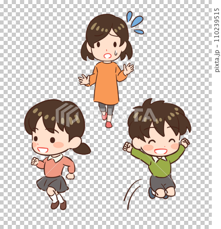 じっとしていない子どもと困る母親、発達障害。 110239515