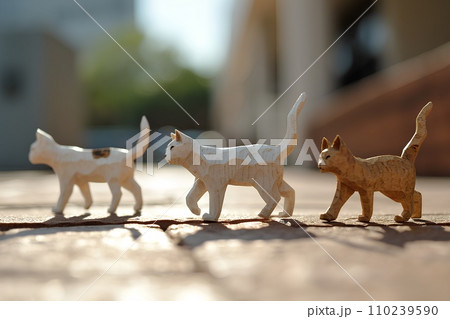 のら猫たちの散歩-2 110239590