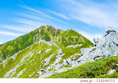 夏の常念岳登山(前常念岳~常念岳) 夏の常念岳登山(前常念岳~常念岳) 110240711