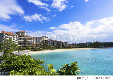 ブセナ海中公園　リゾートホテルとビーチ　沖縄県名護市 110241162