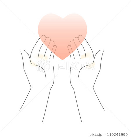 ハートを持つ優しさと安心のイメージ画像 ハートを持つ優しさと安心のイメージ画像 110241999