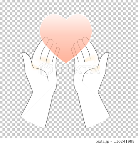 An image of kindness and peace of mind with a heart An image of kindness and peace of mind with a heart 110241999