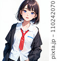 可愛い女の子の表情 110242070