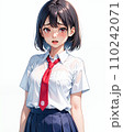 泣いている女子高生 110242071
