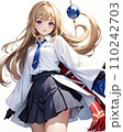 ファンタジーに登場する魔法使いの女の子 110242703