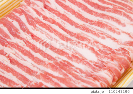 国産豚バラ肉(スライス) 国産豚バラ肉(スライス) 110245196