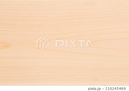 木目の背景素材（国産ヒノキ材の木目） 110245469