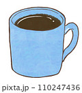 コーヒー　マグカップ　水彩風 110247436