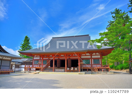 東北・平泉・毛越寺浄土庭園、厳かな境内に建つ平安様式の美しい新本堂・岩手県平泉町(4) 110247789
