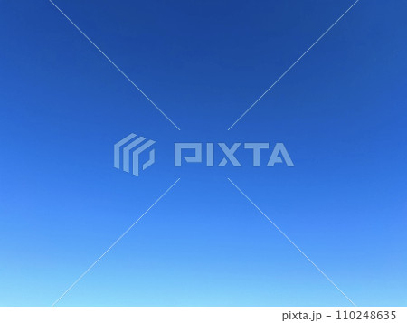 快晴の空の写真 快晴の空の写真 110248635