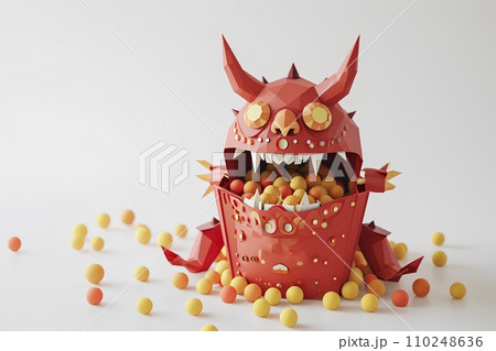 節分　鬼は外-1 110248636