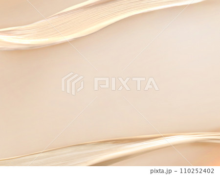 リッチなベージュ色のシルクみたいな質感の背景　「AI生成画像」 110252402