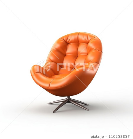Modern minimalistic chair isolated on white background. Furniture concept. 110252857