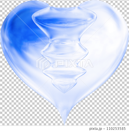Blue Ice Heart Melt Blue Ice Heart Melt 110253585