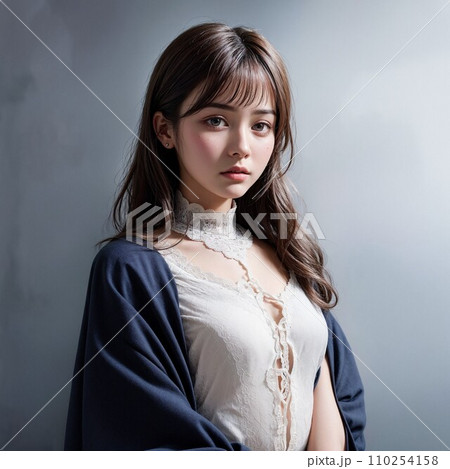 ワンピースの女性(AI画像) ワンピースの女性(AI画像) 110254158