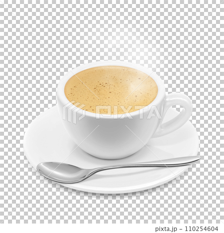 歐蕾咖啡插畫真實 110254604