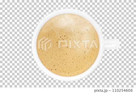 カフェオレのイラスト リアル カフェオレのイラスト リアル 110254608