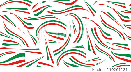 Italian flag textured background.  pattern. vector illustration icons set 110261121