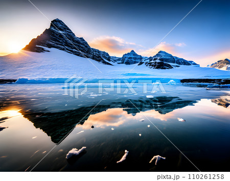 Antarctica: sharp detailed highquality focus. 110261258