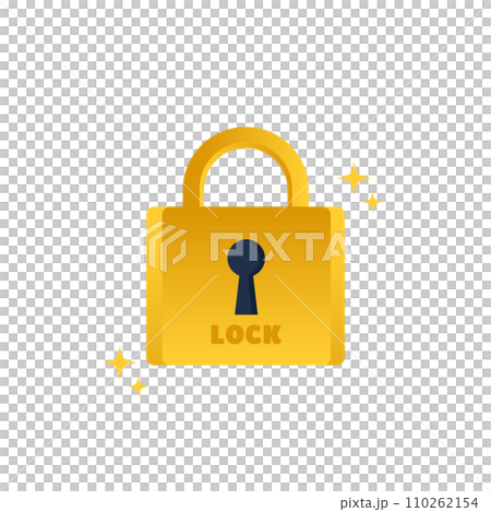 簡單的掛鎖圖（LOCK） 110262154