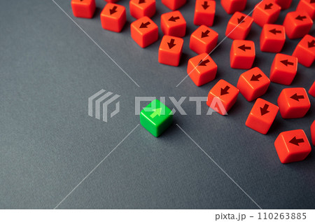 One against the crowd. One for against the majority. Change your opinion to the opposite. Achieve more with little effort. Quality over quantity. Hit the weak spot. Do not be afraid, no retreat. 110263885