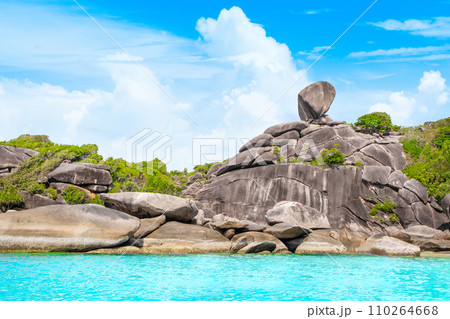 Beautiful  tropical landscape of the Similan Islands, Thailand 110264668