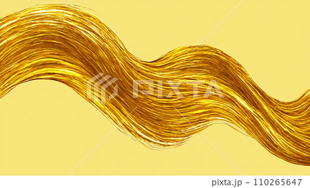 立体的な金の粒子の波 立体的な金の粒子の波 110265647