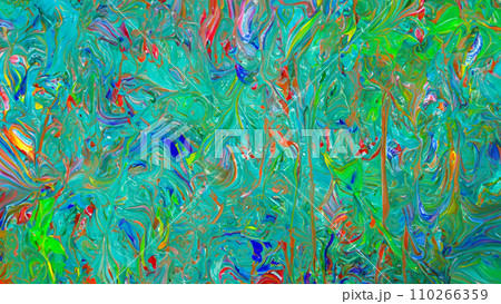 抽象的な油絵のクローズアップ 抽象的な油絵のクローズアップ 110266359