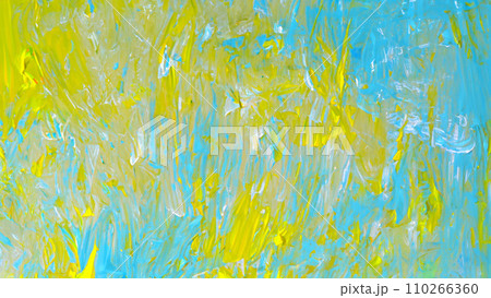 抽象的な油絵のクローズアップ 抽象的な油絵のクローズアップ 110266360